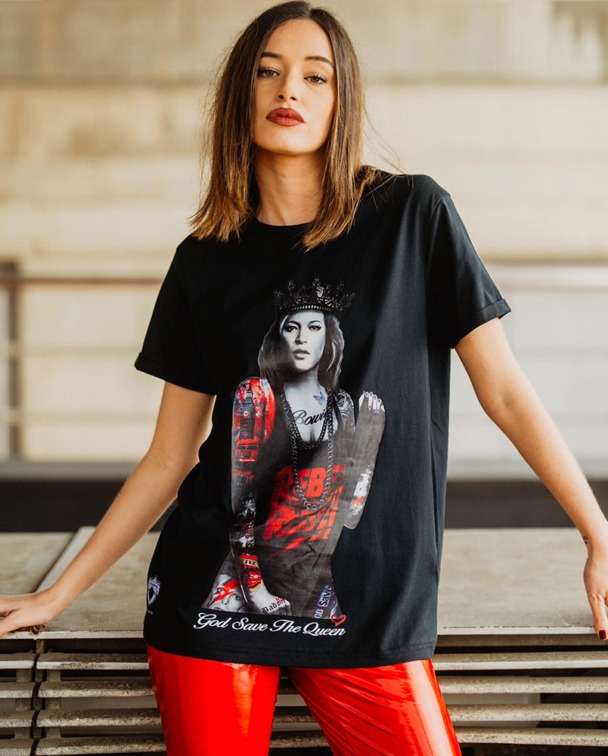 CAMISETA UNISEX KATE LOVE NEGRA  - SPECIAL