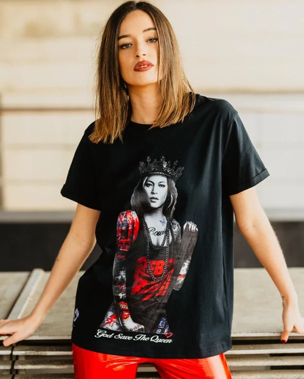 CAMISETA UNISEX KATE LOVE NEGRA  - SPECIAL - Imagen 5