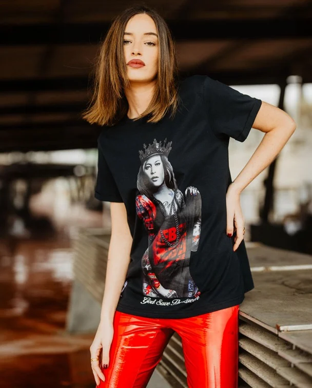 CAMISETA UNISEX KATE LOVE NEGRA  - SPECIAL - Imagen 6