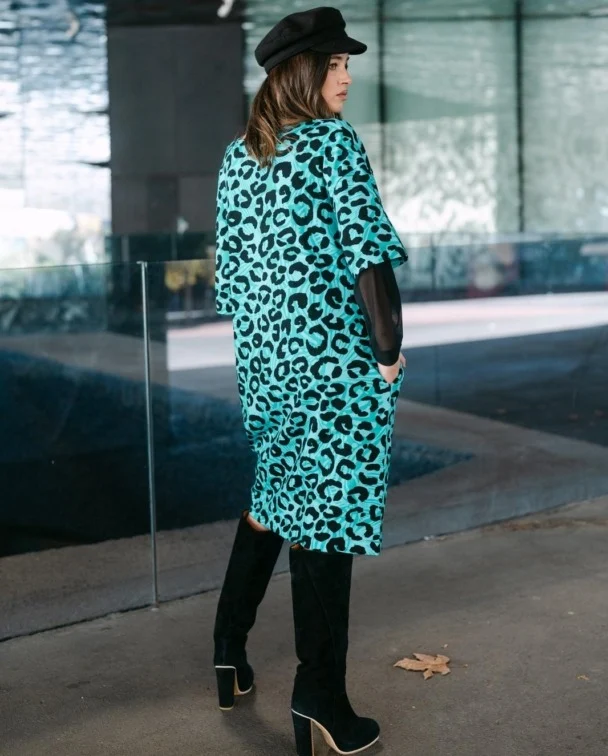 Alternative view of VESTIDO LEOPARD FUSION - ULTIMAS UNIDADES