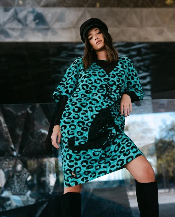 VESTIDO LEOPARD FUSION - ULTIMAS UNIDADES