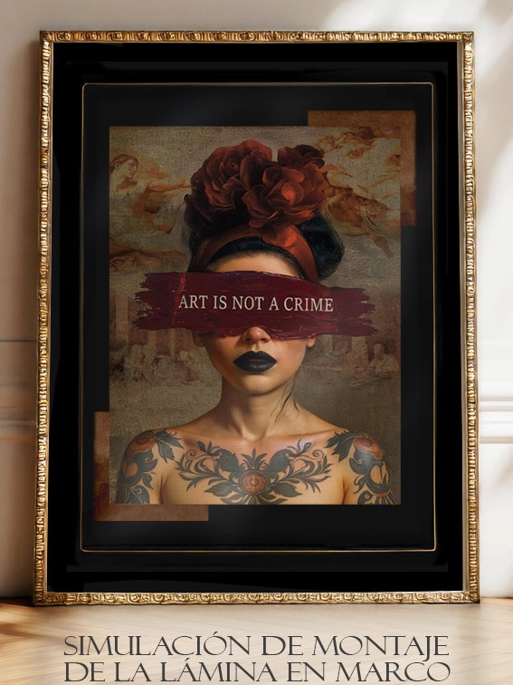 Alternative view of LAMINA ART IS NOT A CRIME
