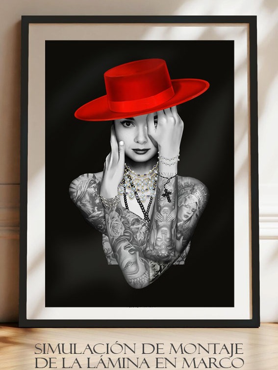 Alternative view of LAMINA AUDREY HEPBURN