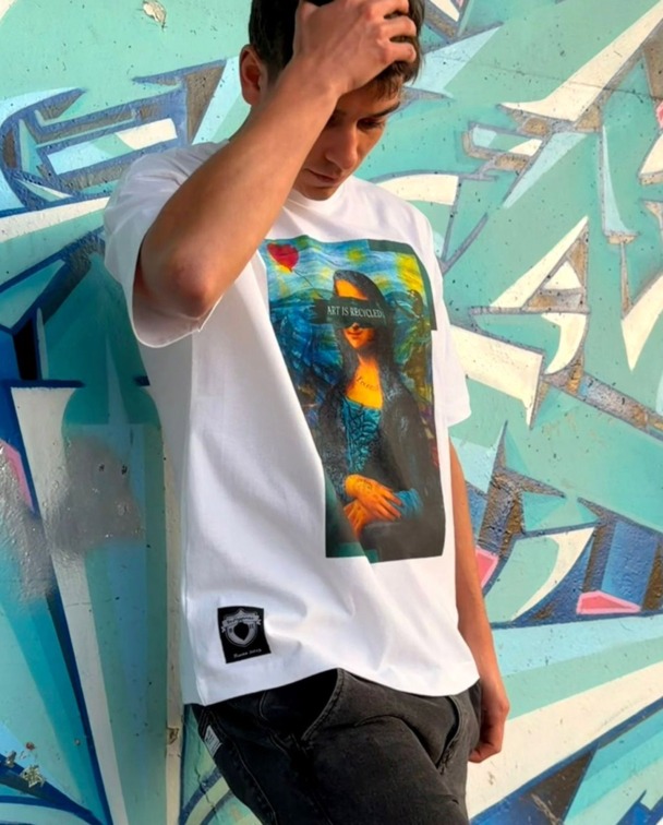 Alternative view of CAMISETA UNISEX ART IS RECYCLED - SPECIAL