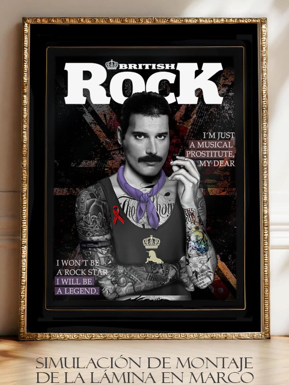 Alternative view of LAMINA FREDDIE MERCURY