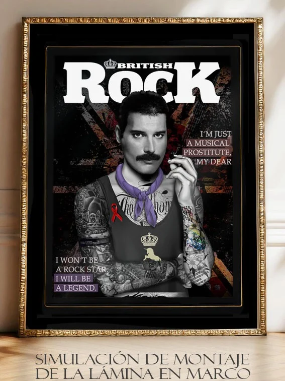 Alternative view of LAMINA FREDDIE MERCURY