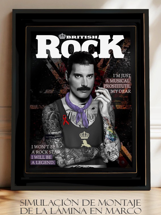 LAMINA FREDDIE MERCURY