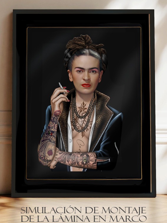 LAMINA FRIDA KAHLO