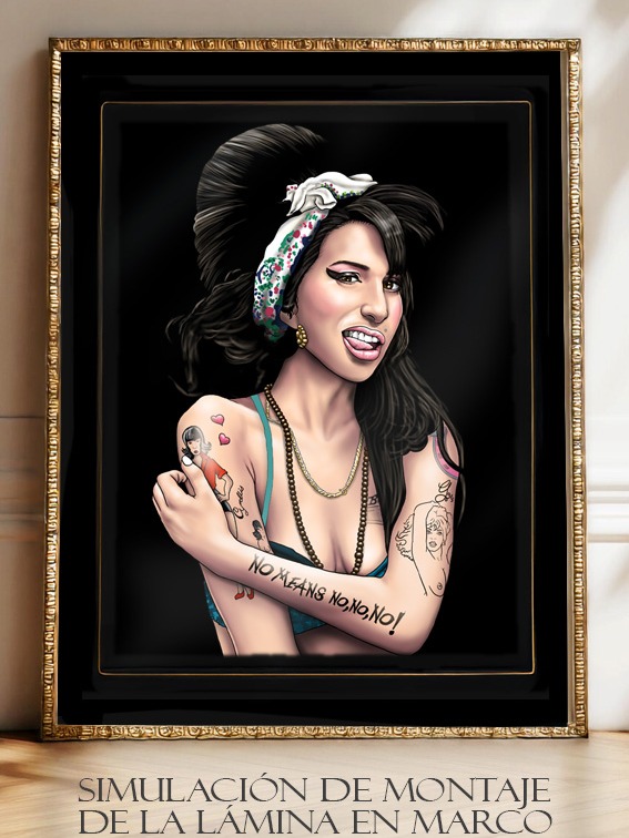 Alternative view of LAMINA AMY WHINEHOUSE
