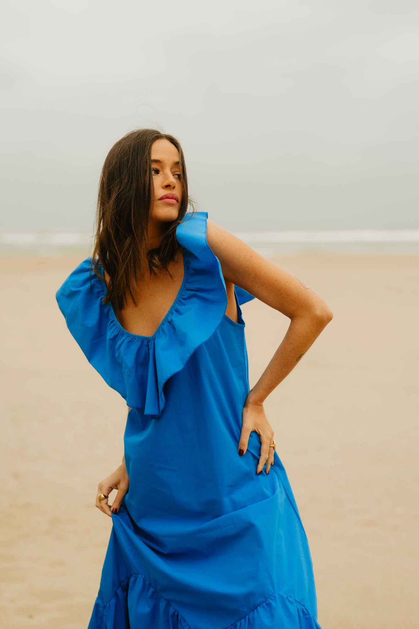 VESTIDO AMALFI COAST KLEIN BLUE - SPECIAL - Imagen 4