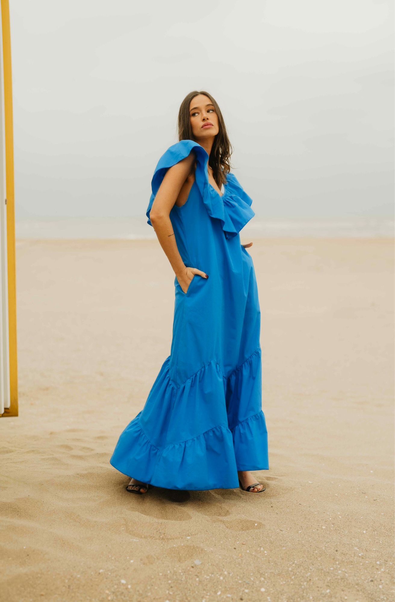 VESTIDO AMALFI COAST KLEIN BLUE - SPECIAL - Imagen 2