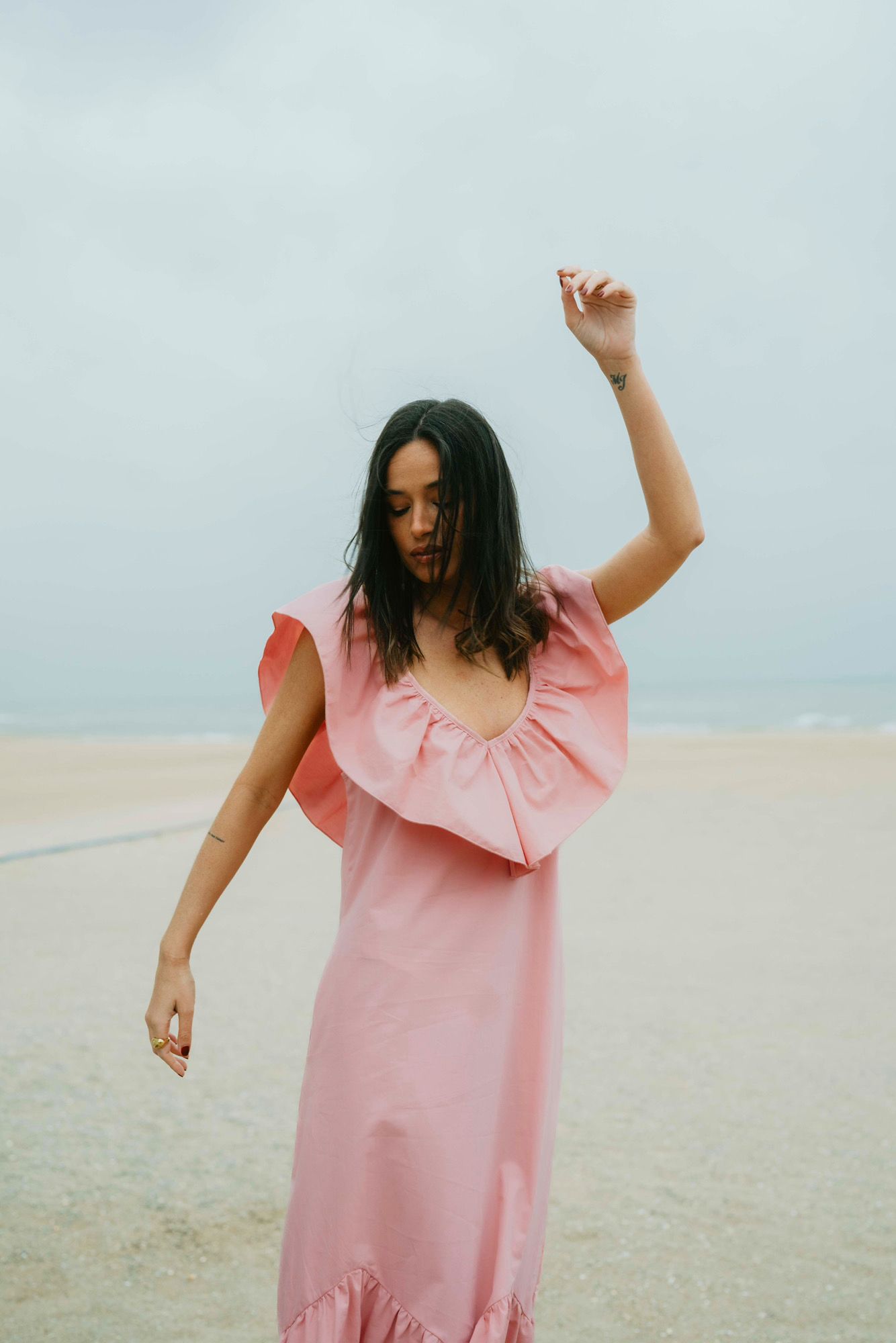 VESTIDO AMALFI COAST NUDE PINK - SPECIAL - Imagen 7