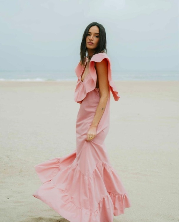 Alternative view of VESTIDO AMALFI COAST NUDE PINK - SPECIAL