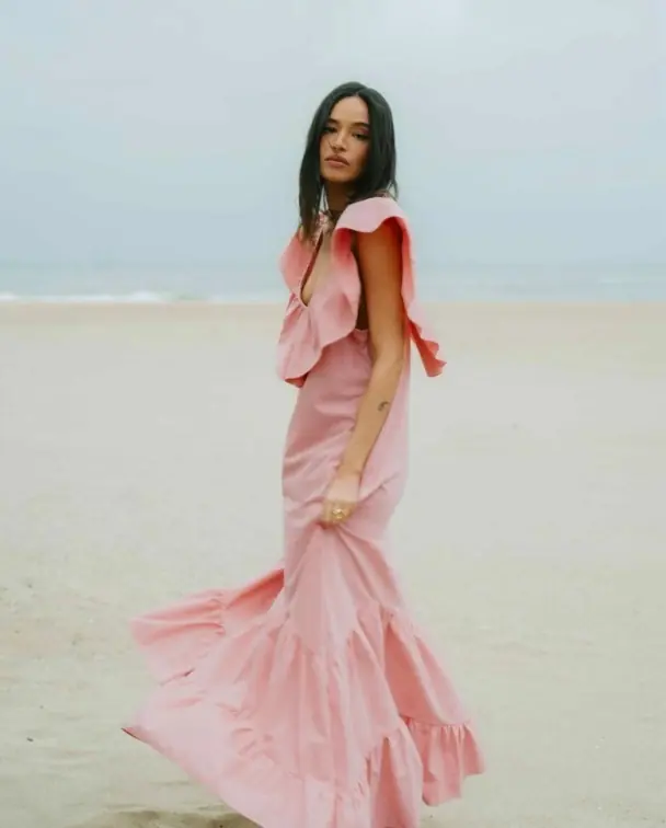 Alternative view of VESTIDO AMALFI COAST NUDE PINK - ULTIMAS UNIDADES