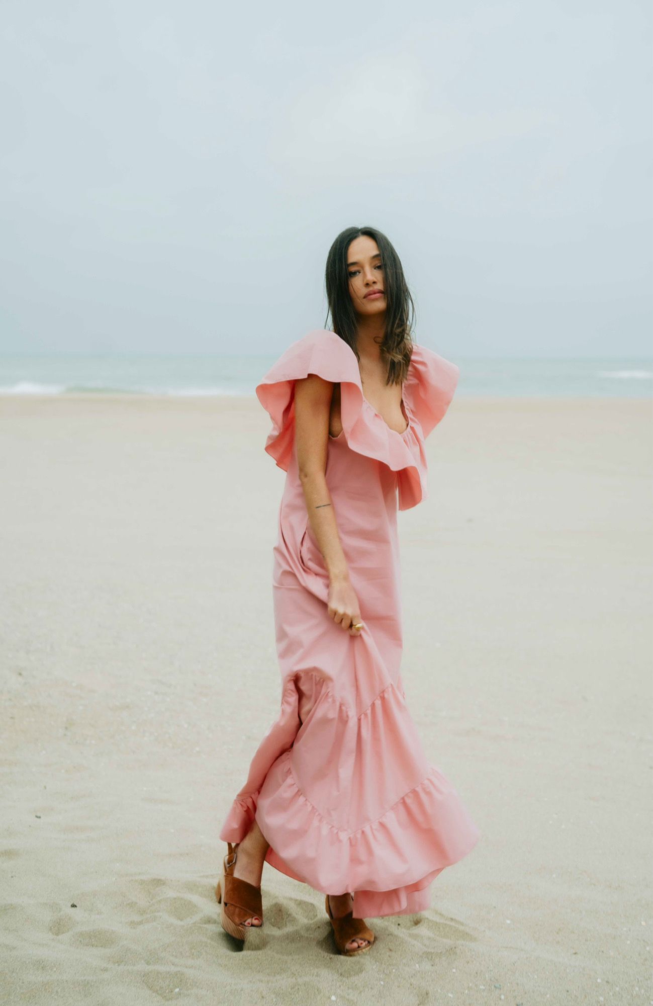 VESTIDO AMALFI COAST NUDE PINK - SPECIAL - Imagen 4