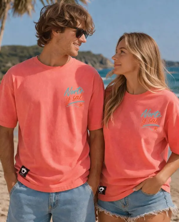 Alternative view of CAMISETA UNISEX NORTE Y SAL – ULTIMAS UNIDADES