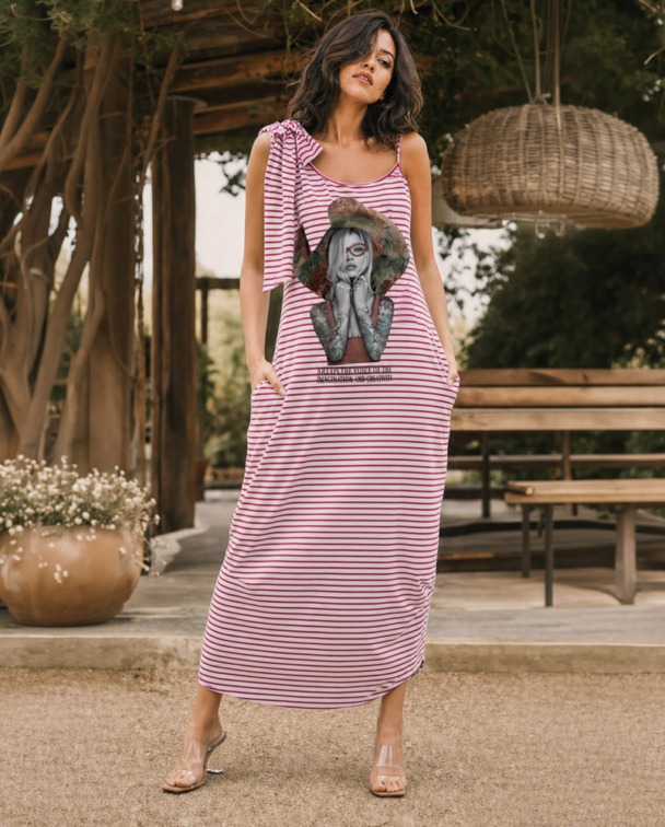 VESTIDO RAYAS BLOOM - YA DISPONIBLE
