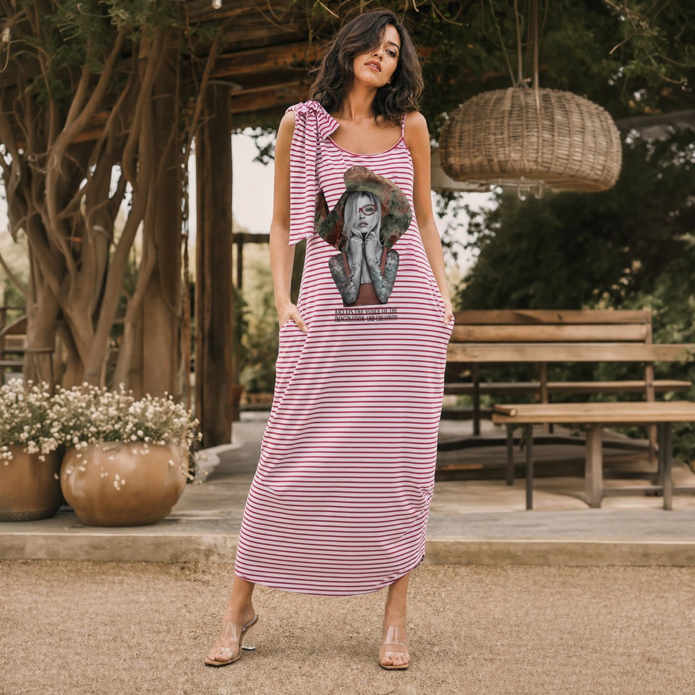 VESTIDO RAYAS BLOOM - YA DISPONIBLE