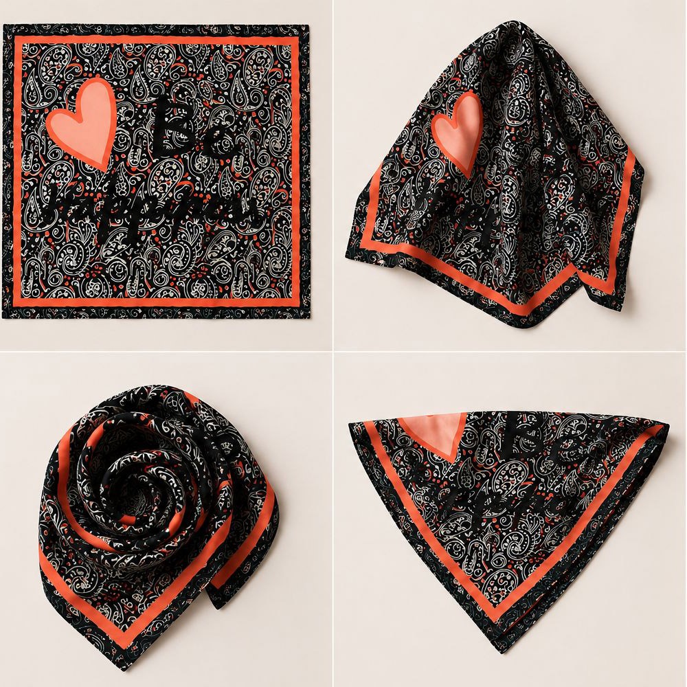 PAÑUELO WILD SOUL CORAL - Imagen 7