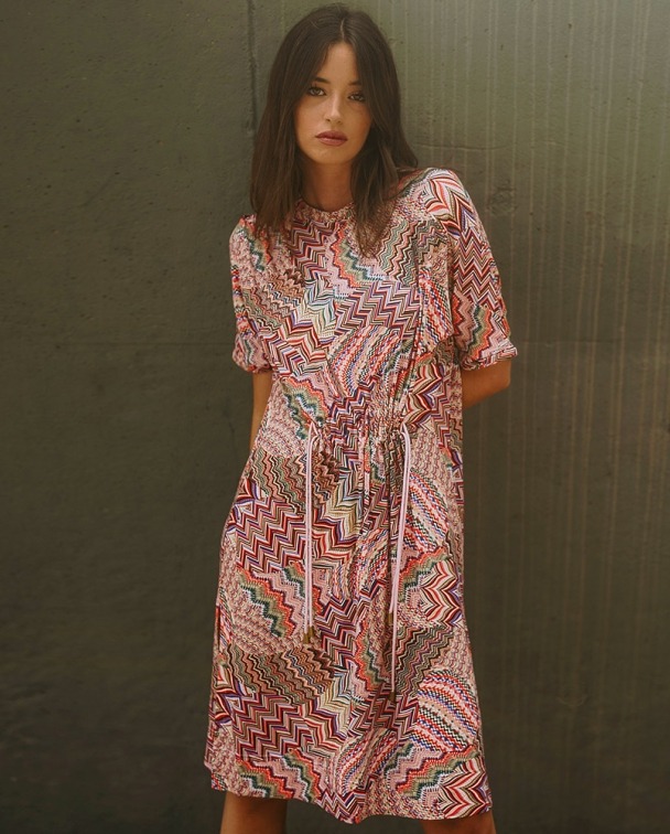 Alternative view of VESTIDO WAVES ZIGZAG – SPECIAL