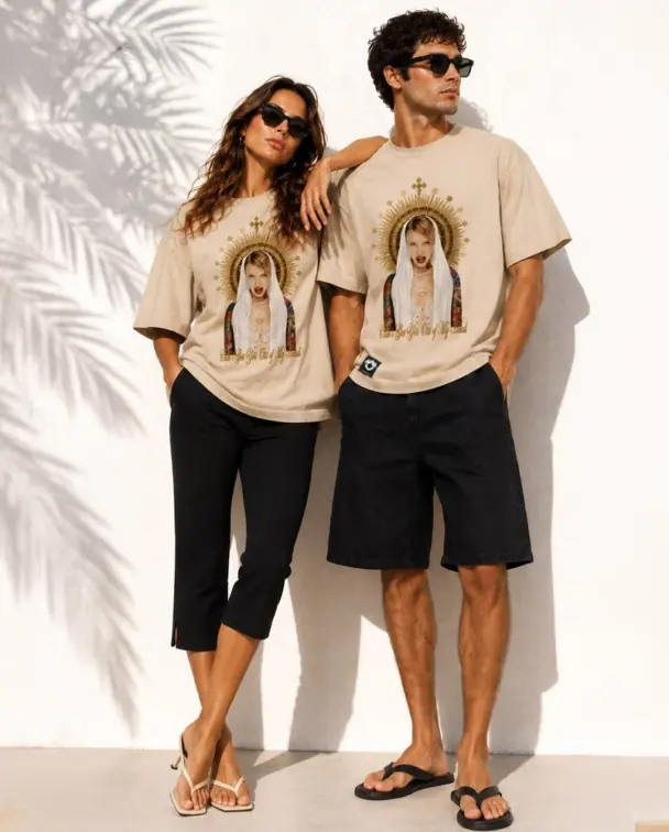 Alternative view of CAMISETA UNISEX HOLY REBEL – ULTIMAS UNIDADES