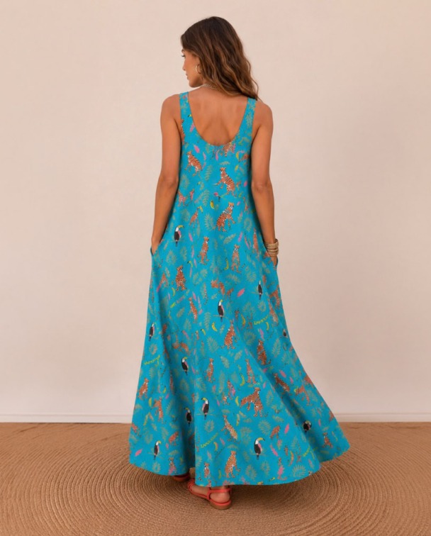 Alternative view of VESTIDO WILD OASIS