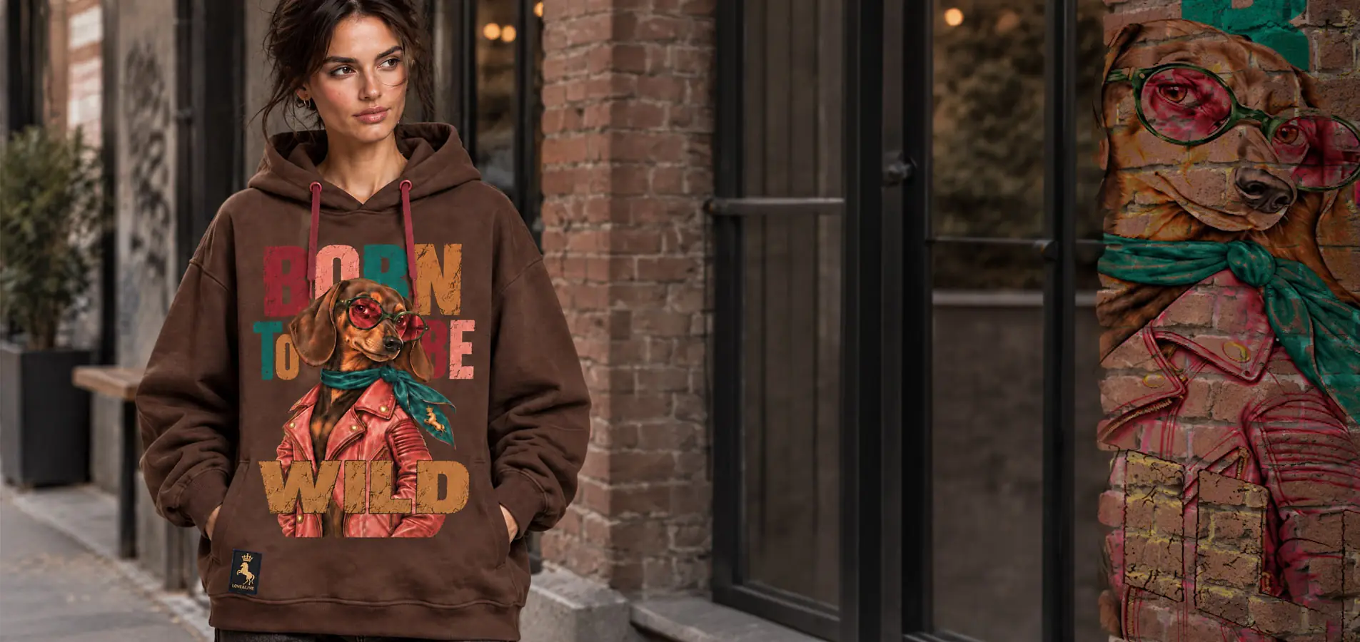 CABECERA SUDADERA ROCK STAR TEKEL CABECERA SUDADERA ROCK STAR TEKEL