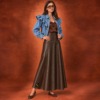 FALDA MIDI ECOPIEL - PREVENTA